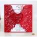 Square Invitation Card Laser-hollowed Design Dark Blue Iridescent Paper Wholesale